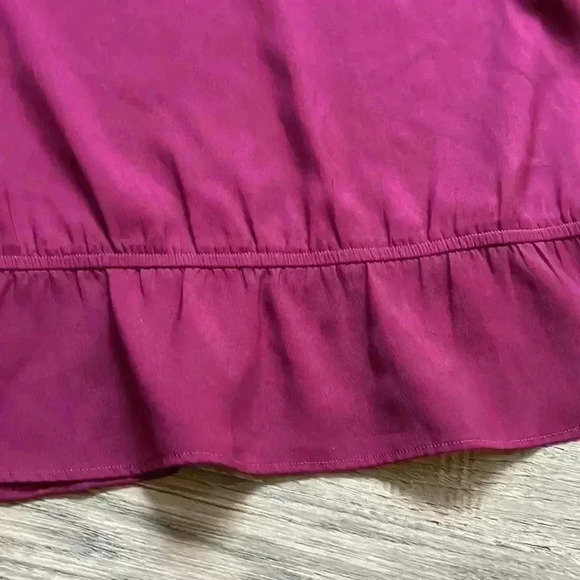 RORY Beca | Plum  fuchsia quarter sleeve blouse - Picture 4 of 9